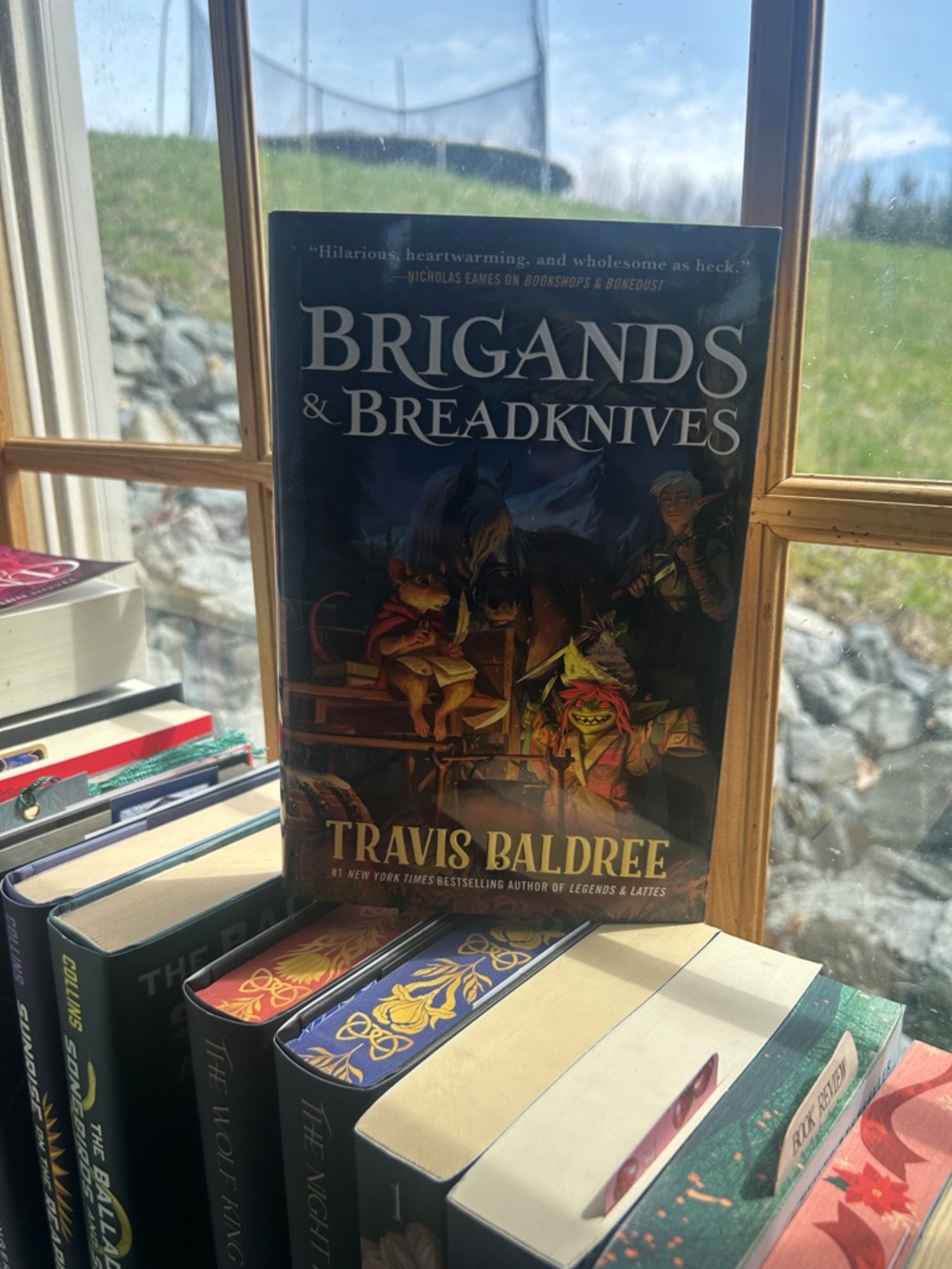 Brigands & Breadknives by Travis Baldree - Dark Blue Cover